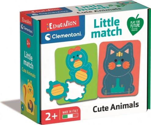 Dopasowanka animăluțe dulci CLEMENTONI – puzzle din lemn pentru cei mici