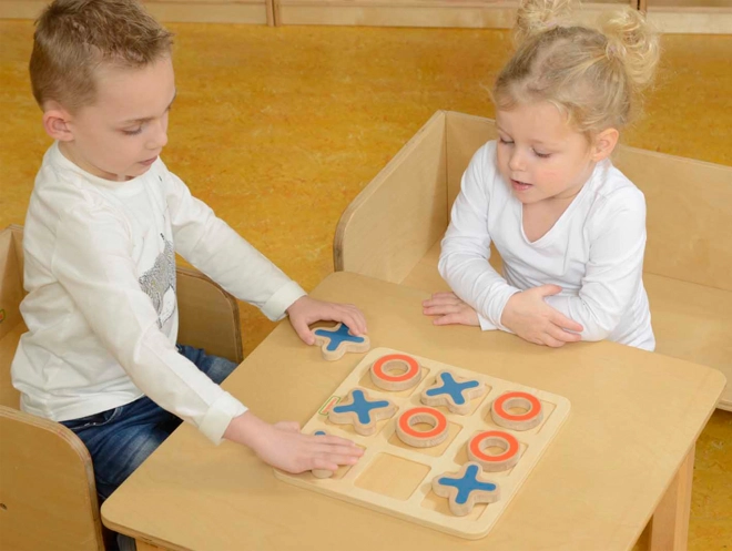 Joc Tic-Tac-Toe din Lemn pentru Copii Masterkidz