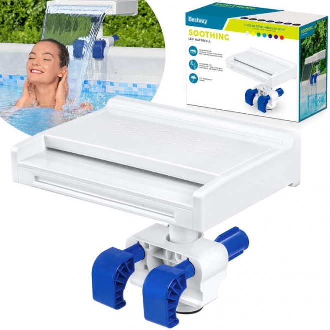 Cascadă de piscină cu iluminare LED Bestway Flowclear