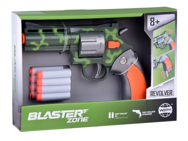 Set pistol și gloanțe din spumă pentru copii