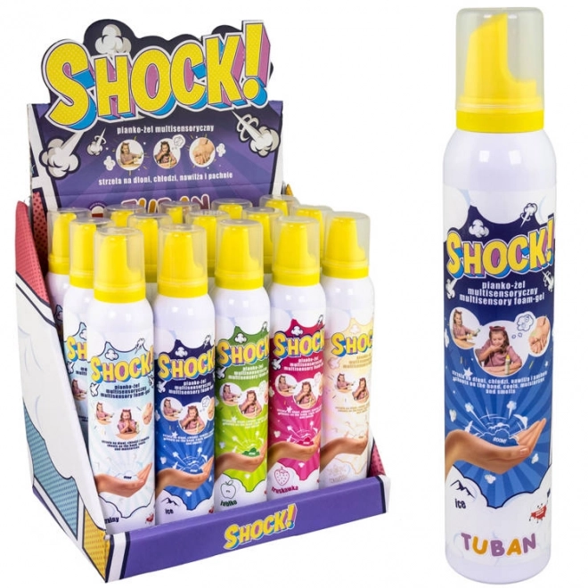 Gel spumă multisenzorial Șoc 200ml Gheață