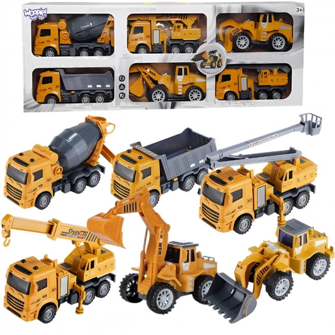 Set mare de mașini de construcții Woopie