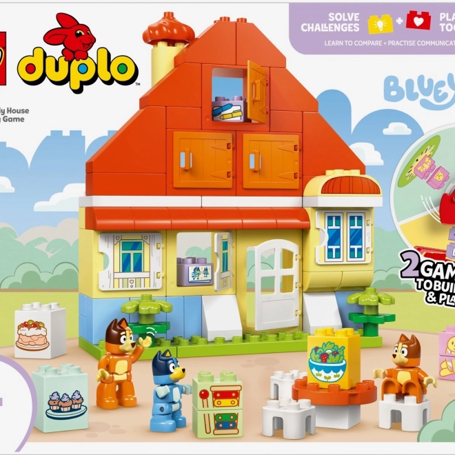 Set de Construcție DUPLO Bluey Casa de Familie cu Joc de Memorie