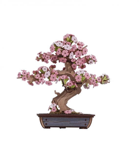 Robotime puzzle 3D din lemn bonsai sakura