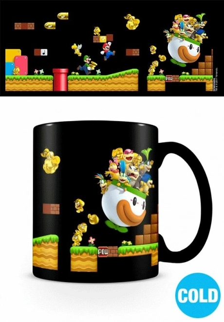 Cană termo-sensibilă Super Mario Gold Coin Rush 315 ml