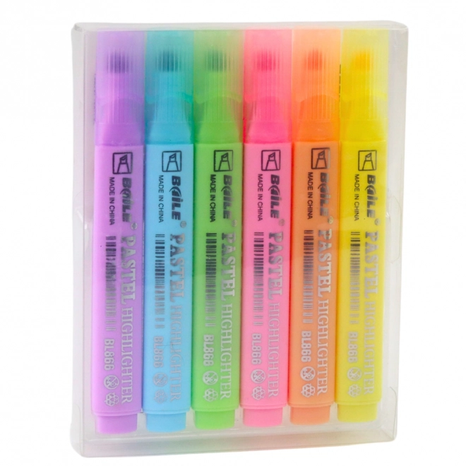 Set de markere pastel 6 buc