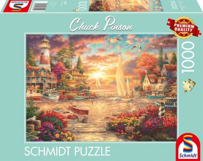 Puzzle Dimineața lângă lac