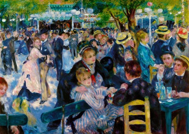 Puzzle Auguste Renoir: Dansul la Moulin de la Galette 1000 piese