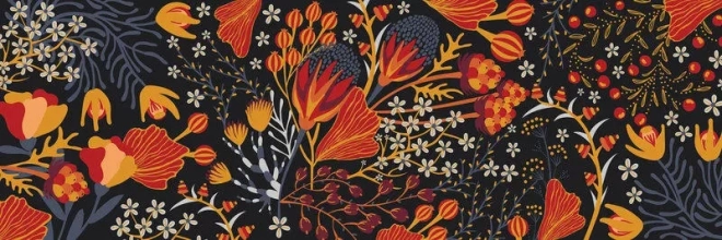 Puzzle panoramic Interdruk model floral 1000 de piese