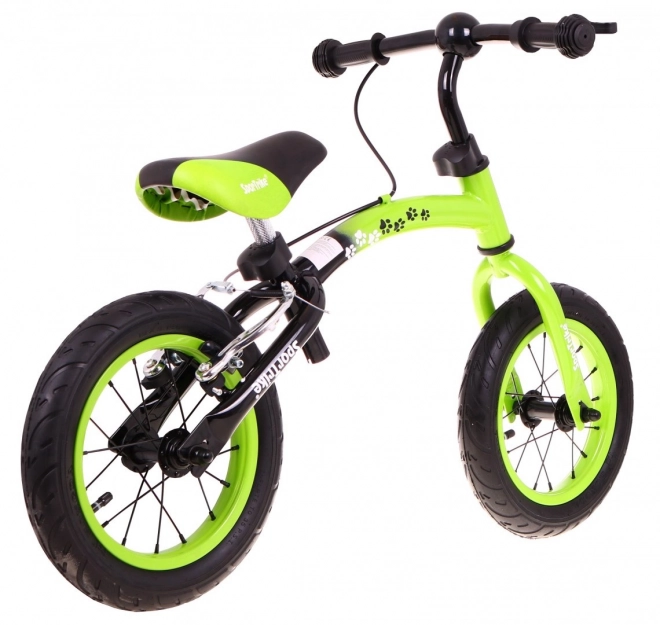 Bicicletă fără pedale Boomerang SporTrike verde