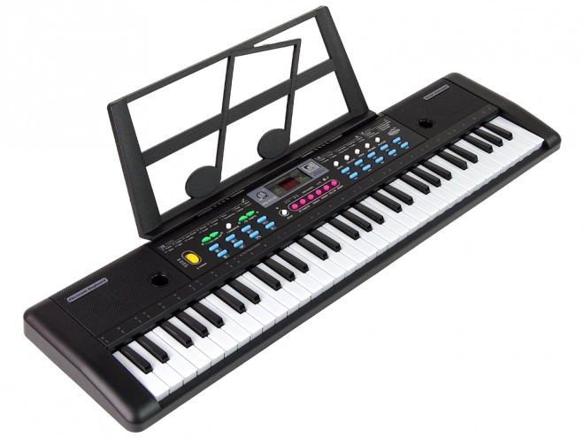 Keyboard Muzical pentru Copii cu 61 de Clape și Microfon