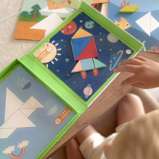 Puzzle tangram pentru copii