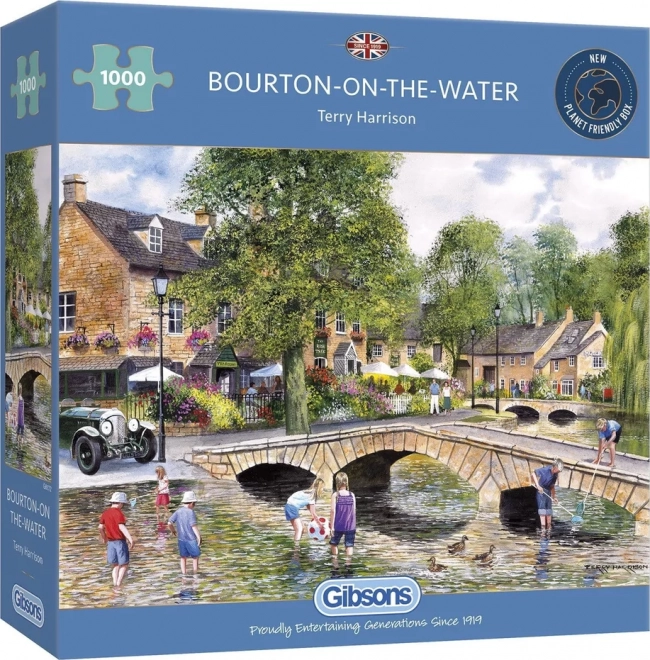 Puzzle Gibsons Bourton on the Water 1000 Piese