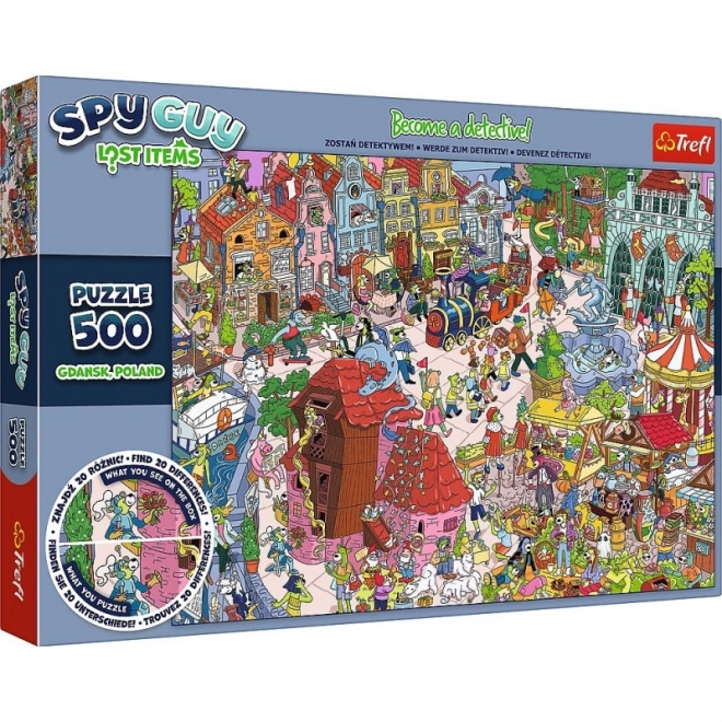 Puzzle 500 piese despre pierderi spion Gdańsk