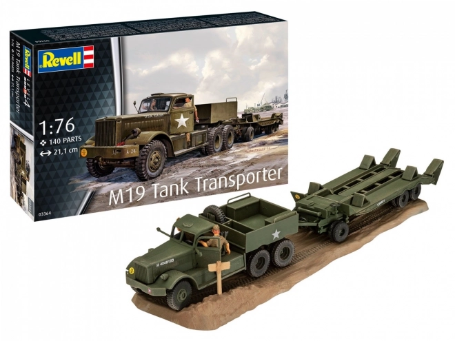 Model de asamblare Vehicul Transportor Tanc M19 1/72