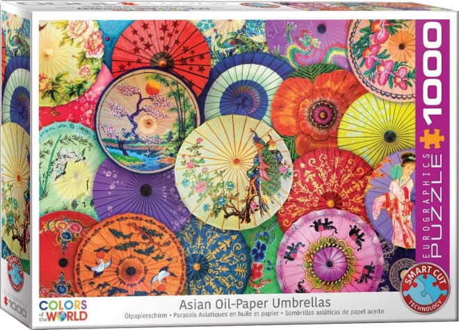 Puzzle umbrele asiatice 1000 piese