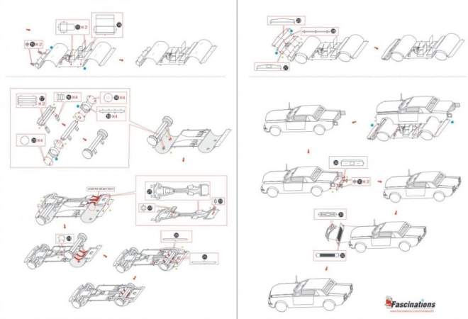 puzzle 3D Metal Earth Ford Mustang 1965