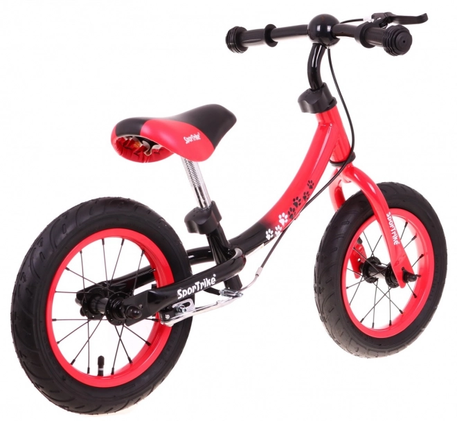 Bicicletă de echilibru pentru copii Boomerang SporTrike roșu