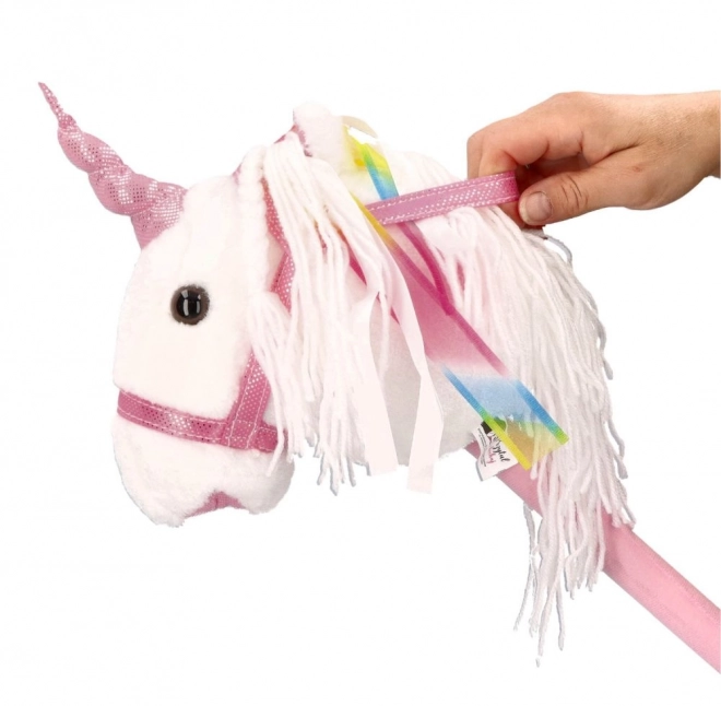 Unicorn pe băț Rosa