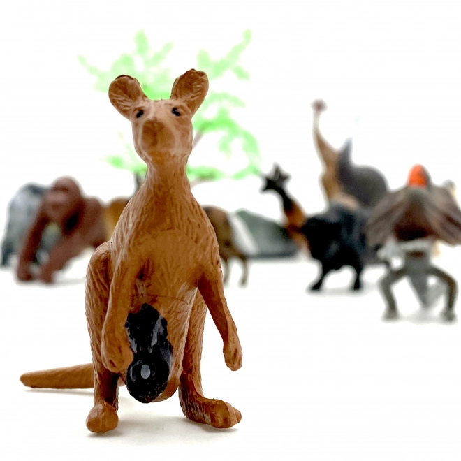 Set figurine animale sălbatice 15 piese Woopie