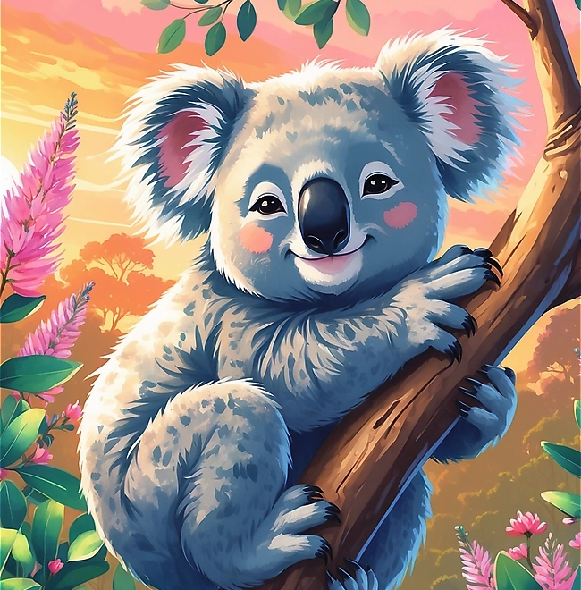 Puzzle Treflíci: Koala 54 piese