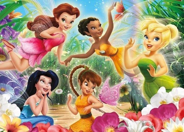 Puzzle XXL Cu Zâna Clopoțică 100 Piese