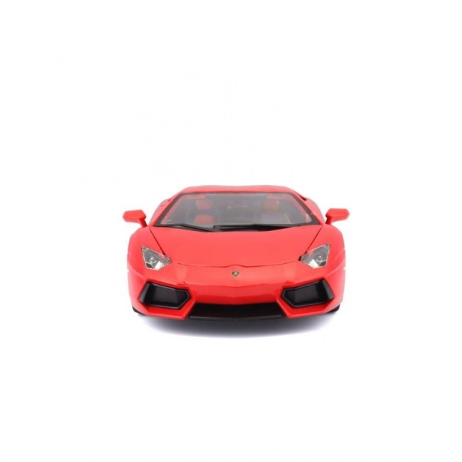 Mașinuță metalică Lamborghini Aventador LP700-4 portocaliu metalizat