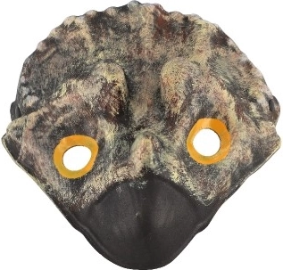 Dinozaur mască din spumă 20x19 cm diverse tipuri pentru carnaval