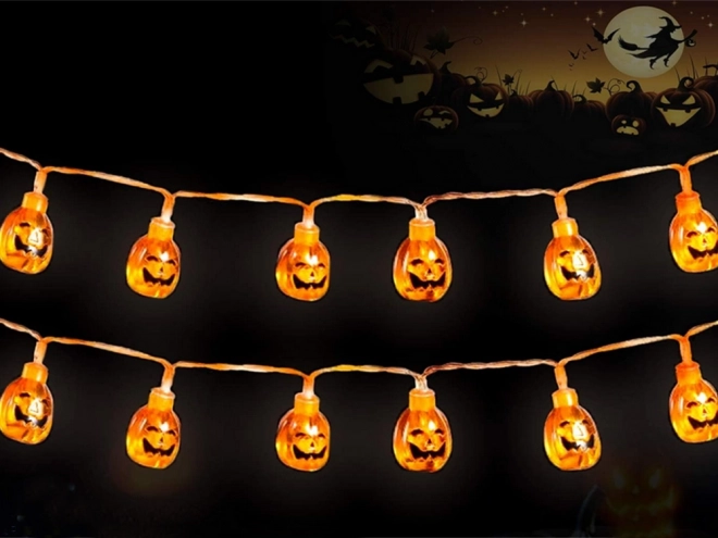 Ghirlandă Halloween cu 10 LED-uri dyna colorente