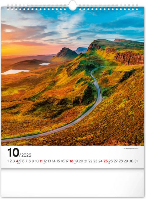 Calendar de perete Inspirație 2026