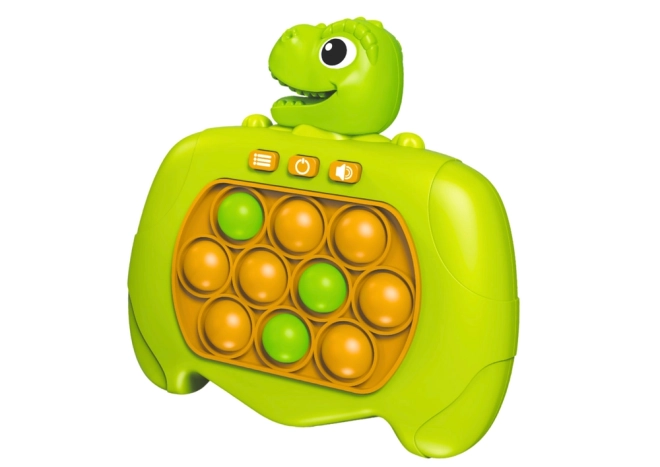 Consola Dinozaur Verde Joc Pop It