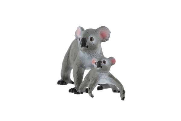 Set figurine koala cu pui din plastic