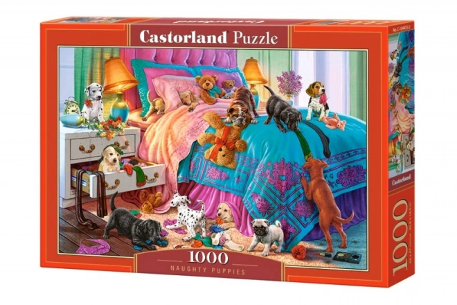 Puzzle 1000 de piese - Căţeluşi neastâmpăraţi