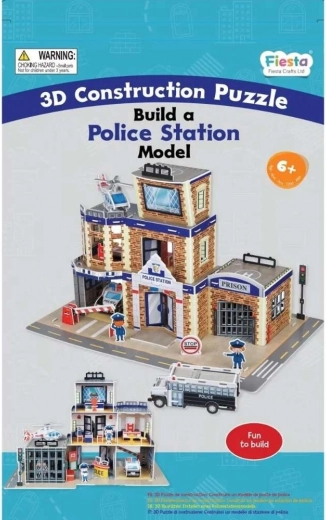 Puzzle 3D Stație Poliție Fiesta Crafts