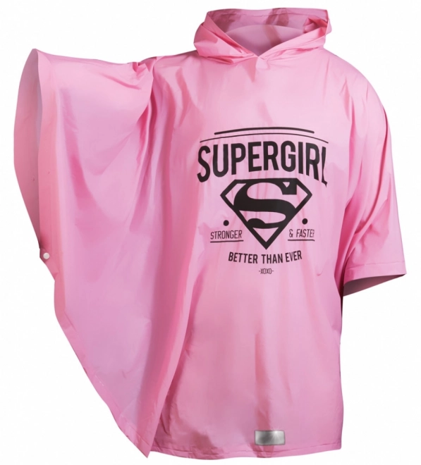 Rucsac școlar cu poncho Supergirl – Stay Calm