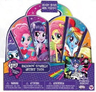 Geantă creativă pentru artiști Equestria Girls Rainbow Sparkle