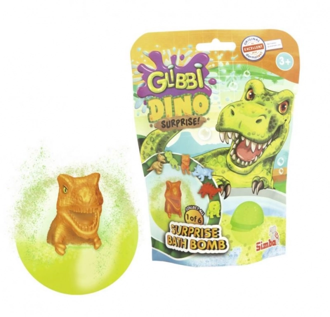 Bombă de baie Glibbi Dino cu surpriză