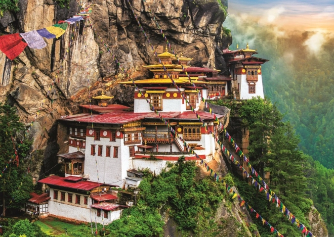 Puzzle Cuibul Tigrului Bhutan 2000 de piese
