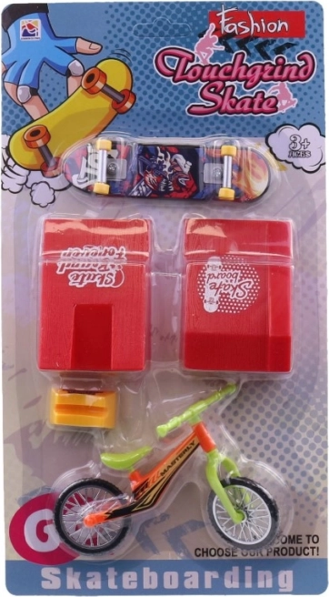 Skateboard pentru degete cu roată