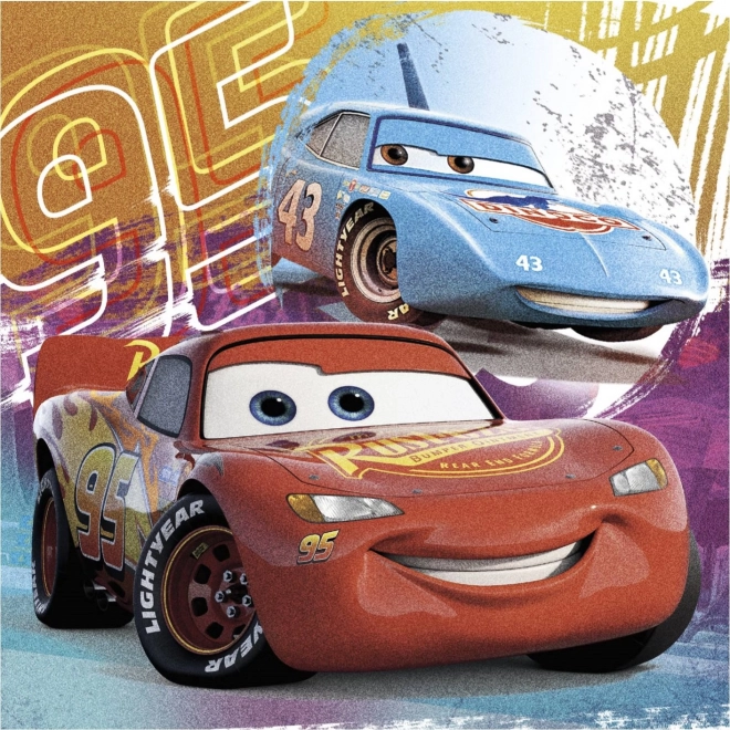 Puzzle Prietenii Cars 3x55 piese