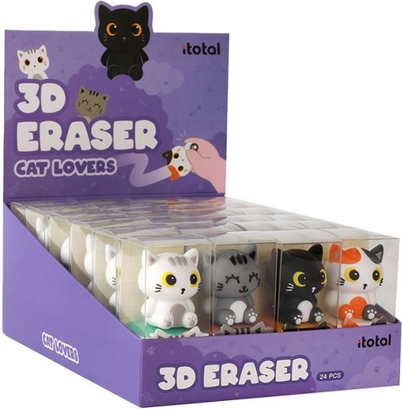Set de elastice în formă de pisică 3D