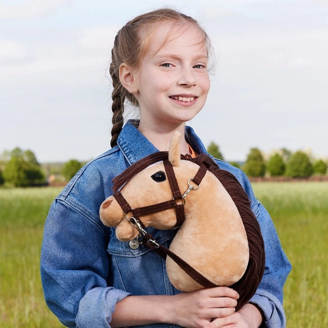 Cal pe băț Hobby Horse bej