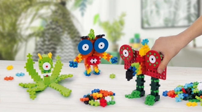 Set creativ Plus-Plus Învățați să construiți Monștri