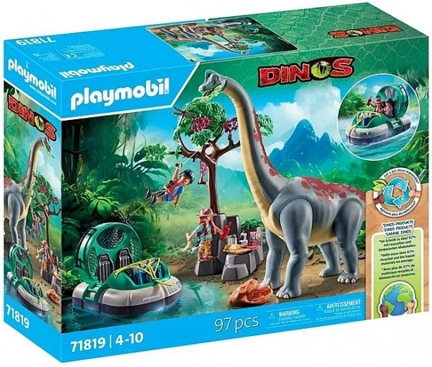 Aeronavă cu pernă de aer pentru expediții pe apă