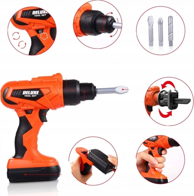 Troler de atelier mobil pentru scule 2v1 65 buc