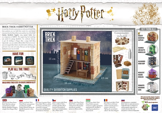 Set construcție TREFL Brick Trick Harry Potter: Prăvălia de articole de top pentru Quidditch