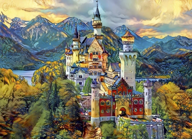 Puzzle Neuschwanstein 1000 piese