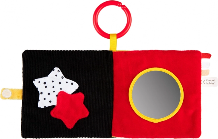 Pagini contrastante și oglindă pentru stimularea văzului