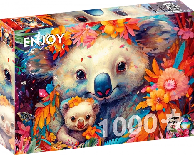 Puzzle îmbrățișare cu koala 1000 piese