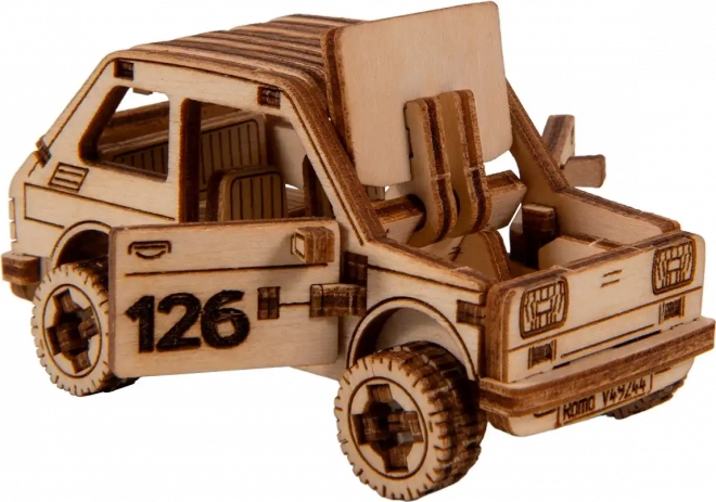Puzzle 3D din lemn - Model mașină de raliu